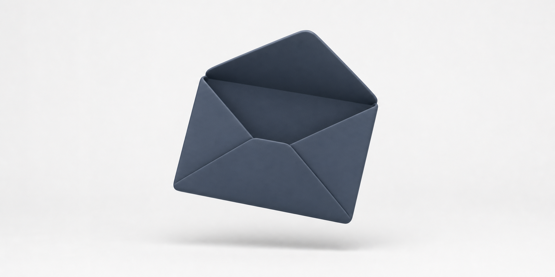 An open envelope, symbolizing getting in touch